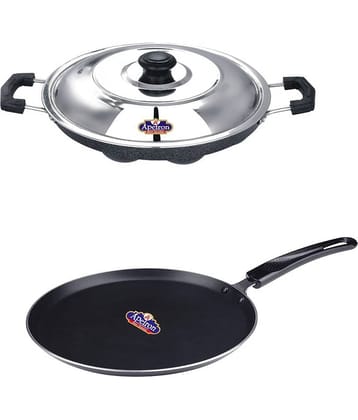 APEIRON APPAM AND DOSA TAWA Non-Stick Aluminum Pot 27 cm 1 mL