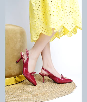 Shoetopia Red Women's Pumps Heels