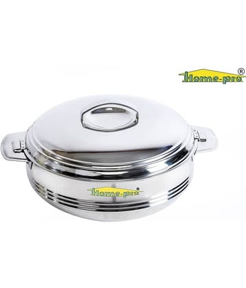 HomePro - High grade Stainless Steel Designer Sonata Casserole & Serving bowl 1500ml | Hotpot | Double wall insulated | hot and cold | Keeps food fresh | Food safe