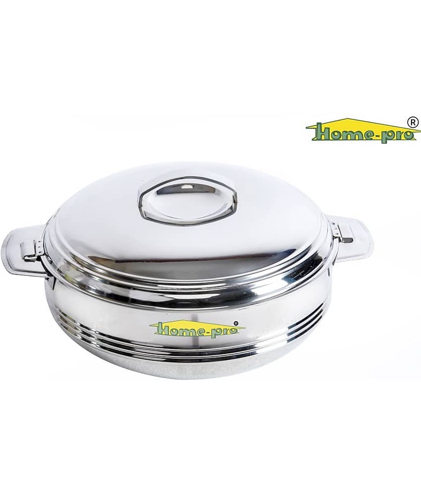 HomePro - High grade Stainless Steel Designer Sonata Casserole & Serving bowl 1500ml | Hotpot | Double wall insulated | hot and cold | Keeps food fresh | Food safe