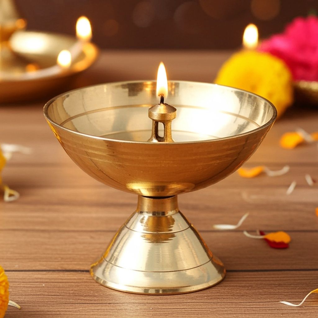 Brass Pyali Deepak No. 1 (FMAS645 E)