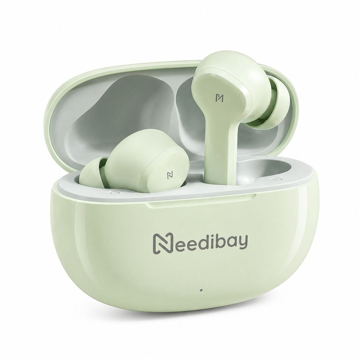 Needibay Wireless Earbuds | Hi-Resolution Sound, 48 Hours Playtime, Bluetooth 5.3, Noise Reduction, Lightweight & Sweatproof