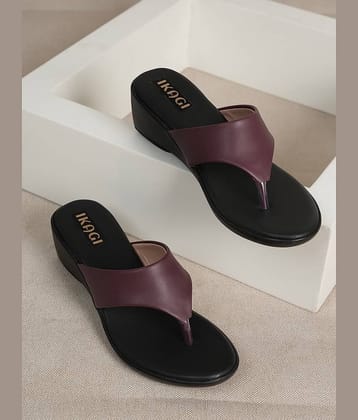 IKAGI Wine Women's Flats