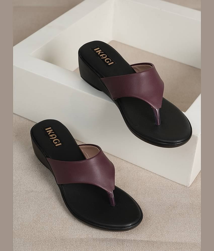 IKAGI Wine Women's Flats