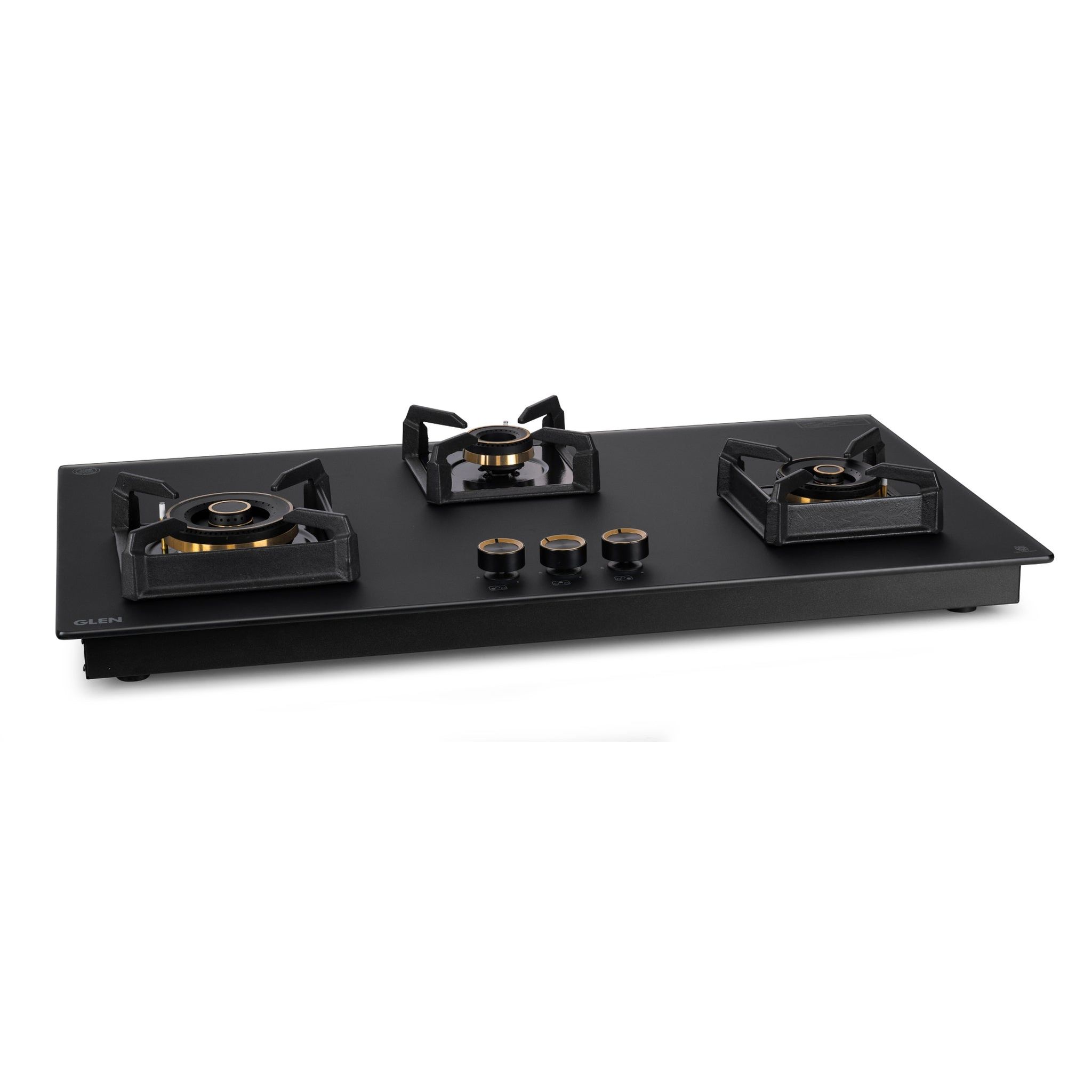 3 Burner DFVS Glass Hob with 2 Triple Ring Total Brass Burners Auto Ignition (BH1093XLDFTHT2TR)