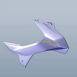 SET TANK COVER R SIDE MAGM NH 303M - Xtreme 160 - 17550ABZ600TS