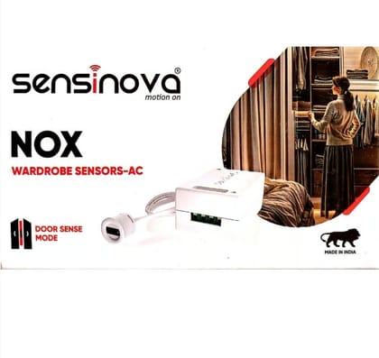 Motion Sensor, Wardrobe Motion Sensor with Door Sense Mode, Wave Mode AC-Powered, White 2year warrenty sensinova nox Motion Sensor, Wardrobe Motion Sensor with Door Sense Mode, Wave Mode AC-Powered, White 2year warrenty sensinova nox