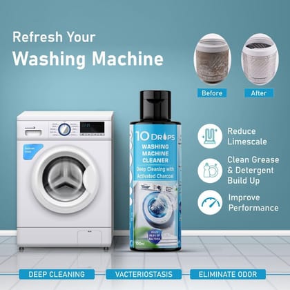 Washing Machine Cleaner Liquid | Descaler For Washing Machine Front Load and Top Load | Washing Machine Cleaning Liquid | Descaling Liquid For Drum ( 100 ML ) Washing Machine Cleaner Liquid | Descaler For Washing Machine Front Load and Top Load | Washing Machine Cleaning Liquid | Descaling Liquid For Drum ( 100 ML )