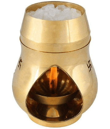 NAVYAKSH Brass Akhand Diya - Pack of 1