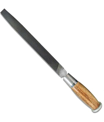Amb File Wooden Handle Flat 6 Inch