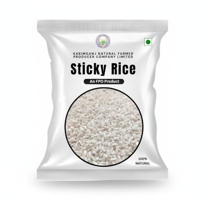 Karimganj Natural Farmer Sticky Rice - 1 kg - One packet of rice
