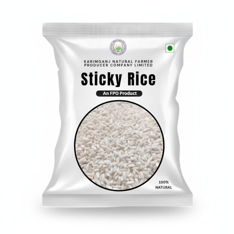 Karimganj Natural Farmer Sticky Rice - 1 kg - One packet of rice