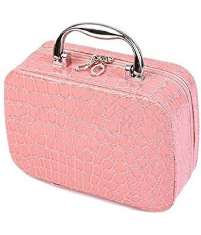 hi-lee Pink Travel  Cosmetic Bag