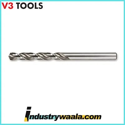 V3 Tools 0.6 MM Jobber Series HSS Parallel Shank Drills, Quantity - 10 Pcs V3 Tools 0.6 MM Jobber Series HSS Parallel Shank Drills, Quantity - 10 Pcs