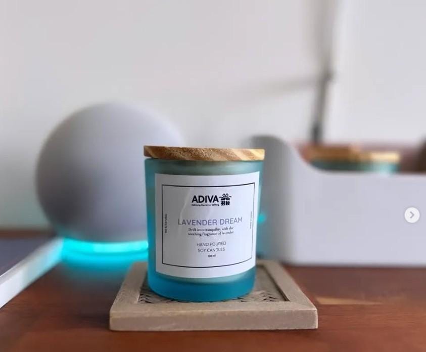 ADIVA - Lavender Dream - Hand Poured Soy Candle