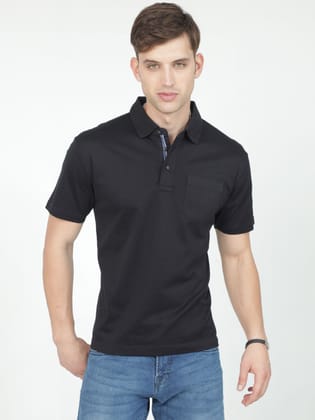 Classic Polo Mens Cotton Half Sleeves Floral Authentic Fit Polo Neck Brown Color T-Shirt | Rare - 05 B Af P