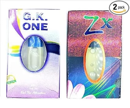 ZX and G.K One Long Lasting Attar Combo Each (8ml)Fragrance Perfume Oil For Men & Women ZX and G.K One Long Lasting Attar Combo Each (8ml)Fragrance Perfume Oil For Men & Women