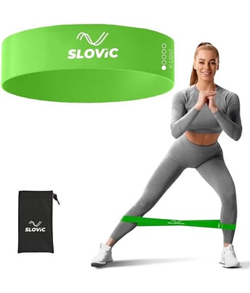 Slovic Rubber Compact Resistance Band Green - Medium to Heavy Resistance