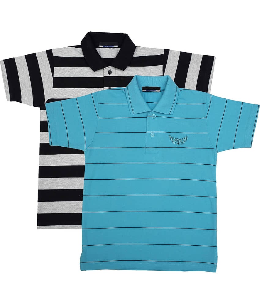 NEUVIN Pack of 1 Boys Cotton Blend T-Shirt ( Multi Color )