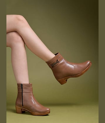 Shoetopia Black Women's Ankle Length Boots