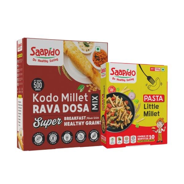 Saapido Millet Dosa Mix & Millet Pasta