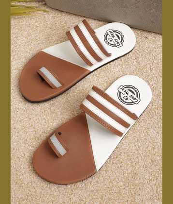 Cozy Wear Navy Blue Men's Leather Slipper