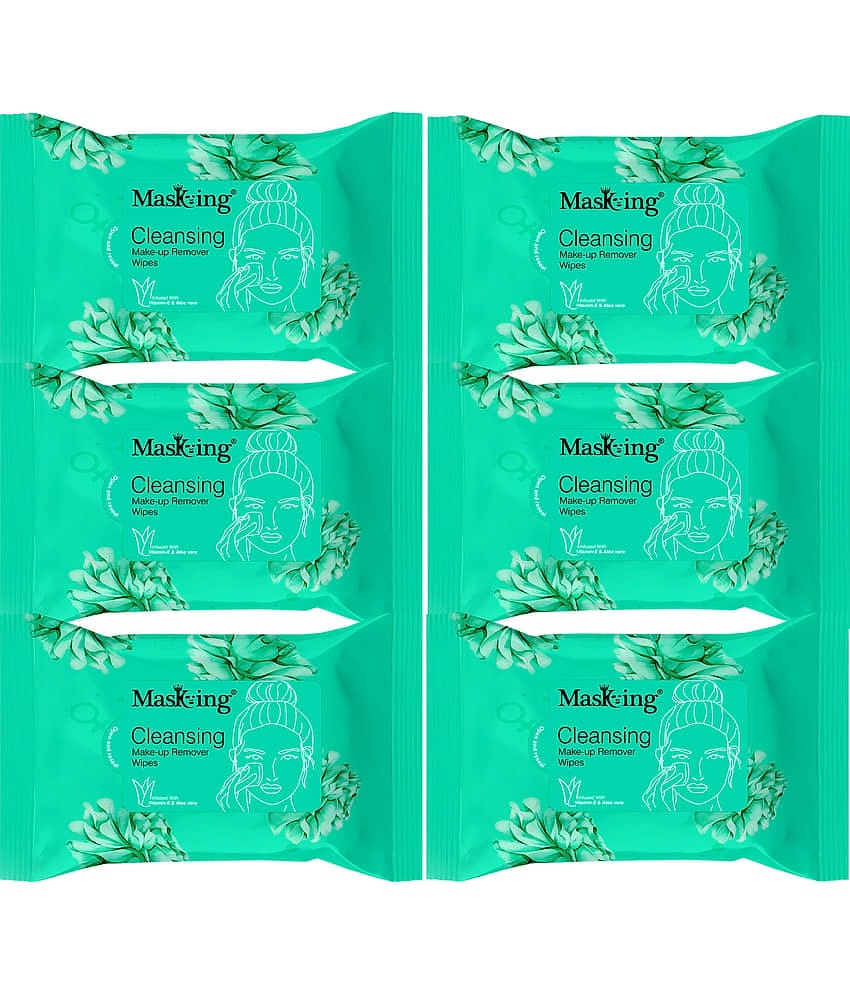 Masking Wet Wipes ( 60 Pcs ) Pack of 6