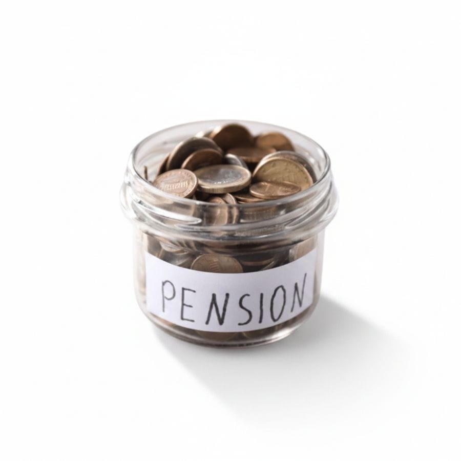 Glass Storage Jar - Pension Savings Pot