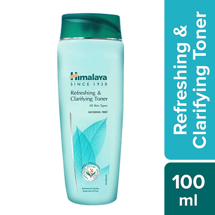 Himalaya Refreshing & Clarifying Toner - Lentil & Citrus Limon, For All Skin Types, Alcohol Free, 100 Ml Himalaya Refreshing & Clarifying Toner - Lentil & Citrus Limon, For All Skin Types, Alcohol Free, 100 Ml