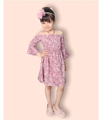 Addyvero Cotton A-line For Girls ( Pack of 1 , Pink )