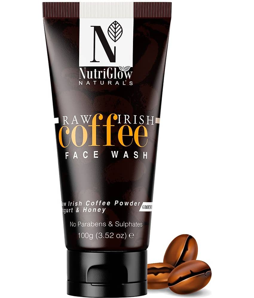 NutriGlow NATURAL'S Coffee Face Cleanser With Yogurt & Honey For Blackhead Removal Face Wash, 100gm