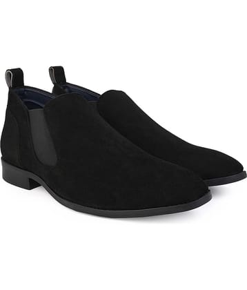 lues carlton Black Men's Chelsea Boots