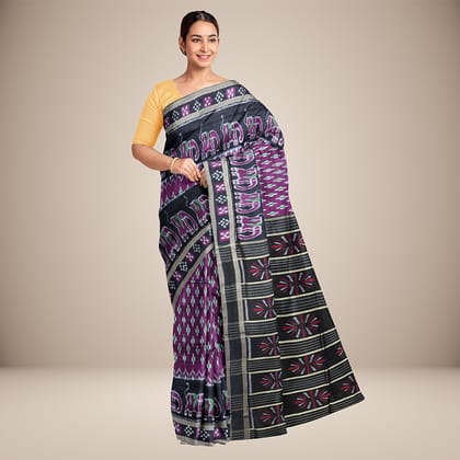 Special Ikat Pasapali Motif Khandua Silk Saree