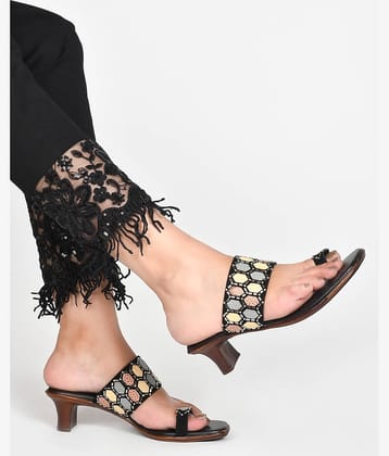 JM Looks Tan Women's Slip On Heels