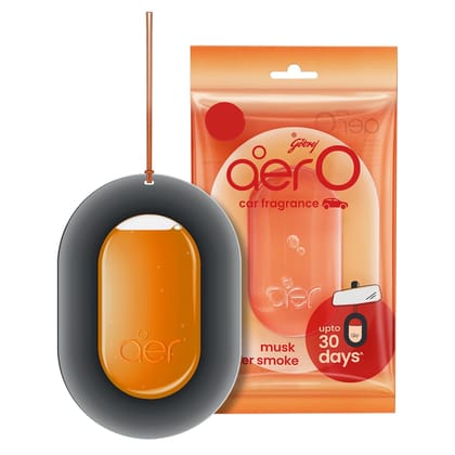 Godrej aer O Hanging Car Air Freshener Gel | Car Accessories | Musk After Smoke (7.5G) Godrej aer O Hanging Car Air Freshener Gel | Car Accessories | Musk After Smoke (7.5G)