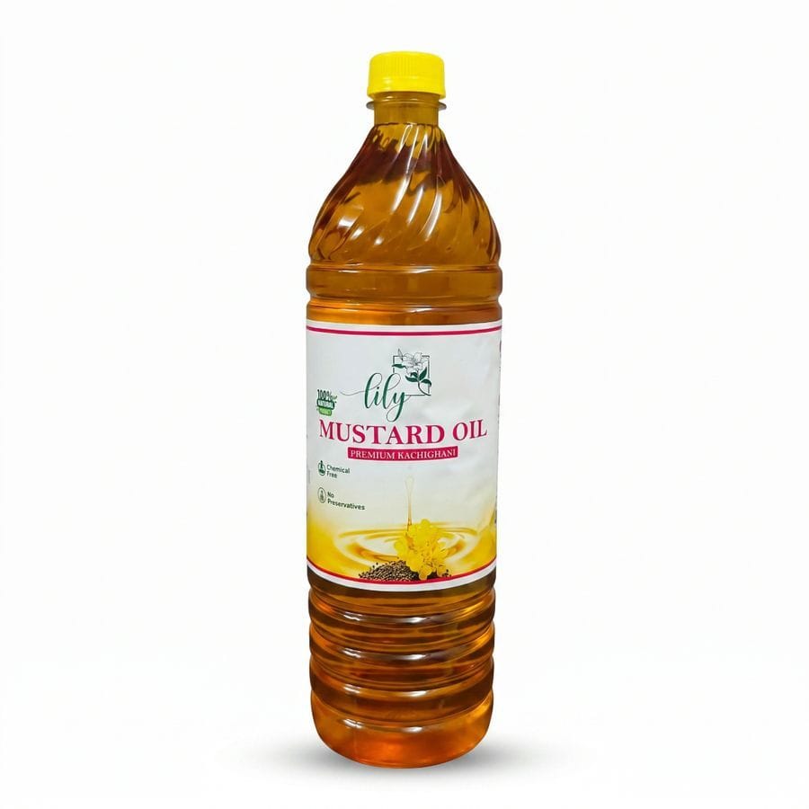Mustard Oil - 1 L - One plastic bottle