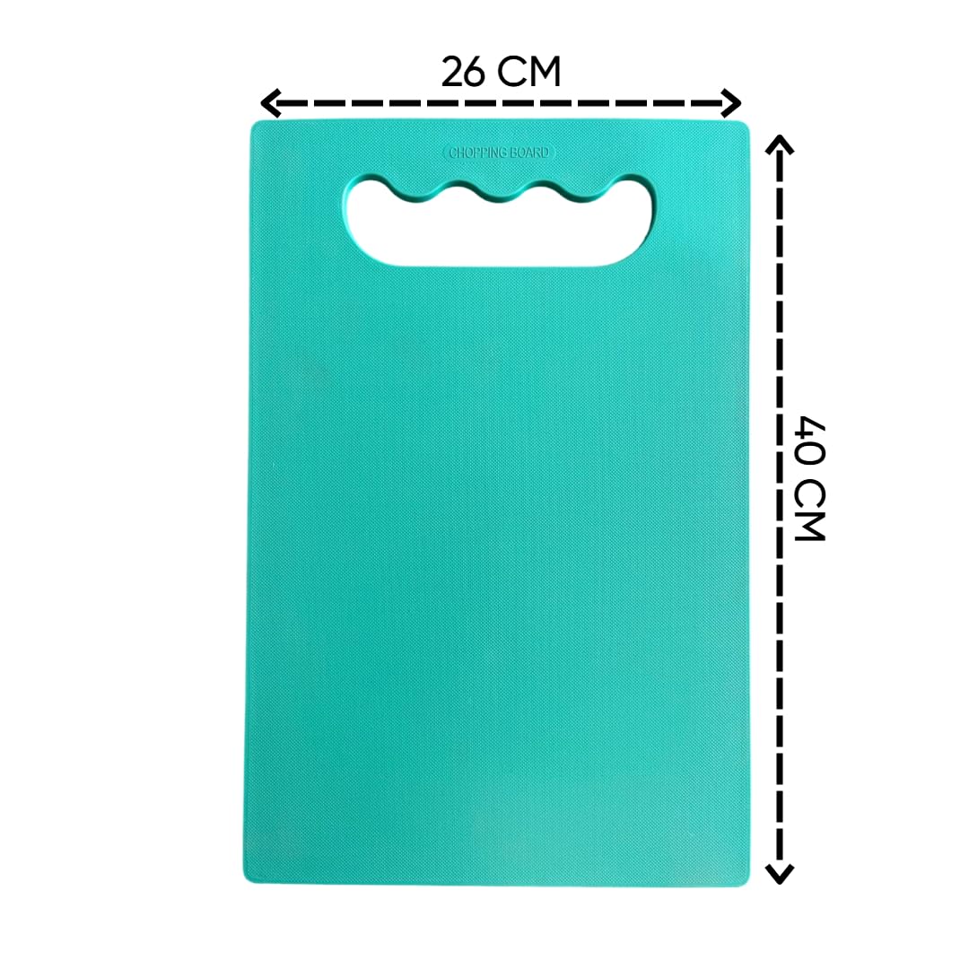 Dark Wolf Square Green Rectangle Plastic Vegetable and Fruit Cutting Board Food Grade Kitchen Board