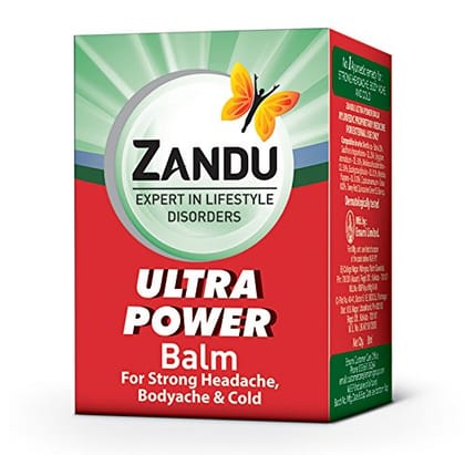 Zandu Balm Ultra Power - 8 ml (Pack of 10) Zandu Balm Ultra Power - 8 ml (Pack of 10)