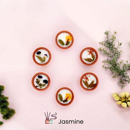 Set of 6 Scented Candle Box - Sandalwood