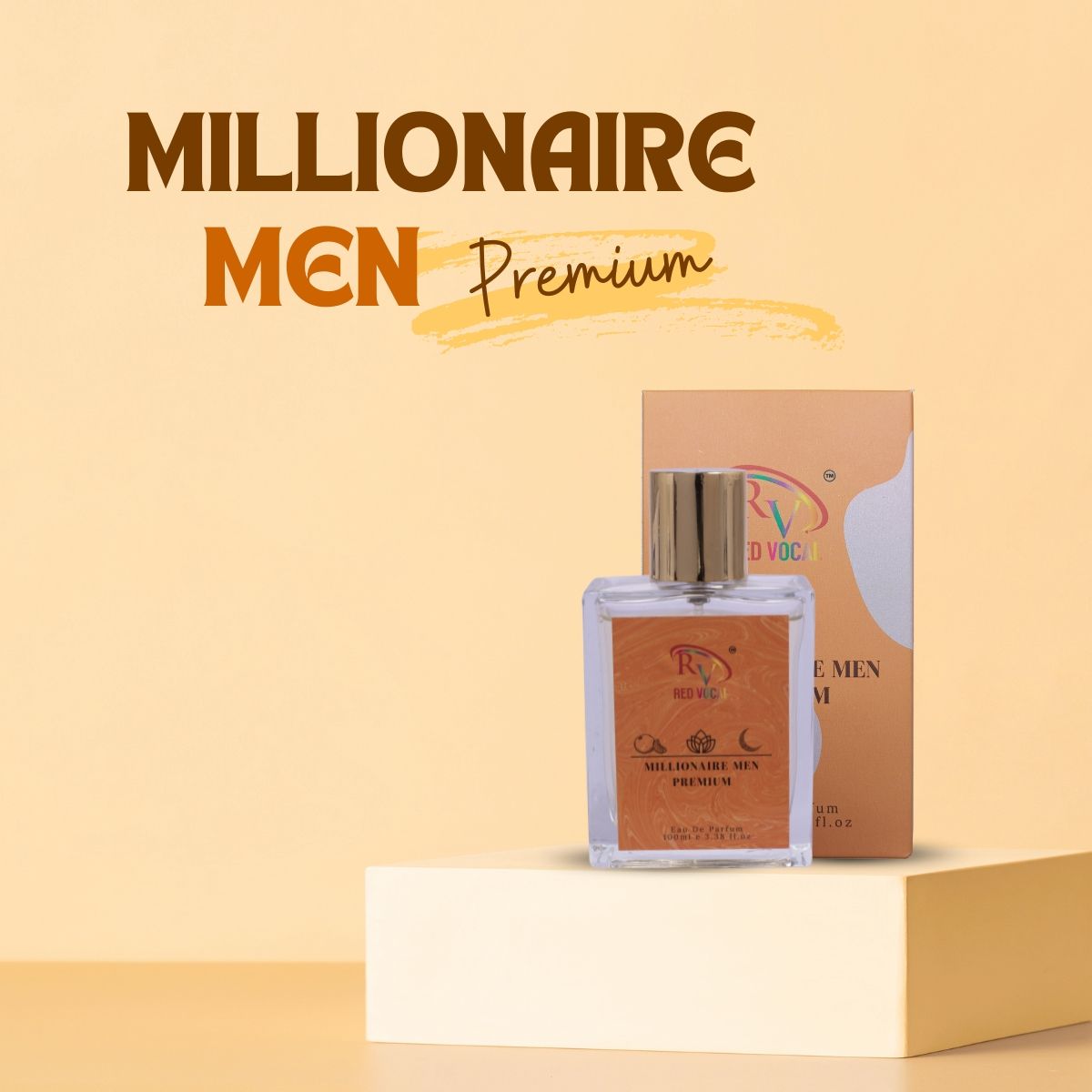 Red Vocal Millionaire Men Premium Eau De Parfum 100ml For men