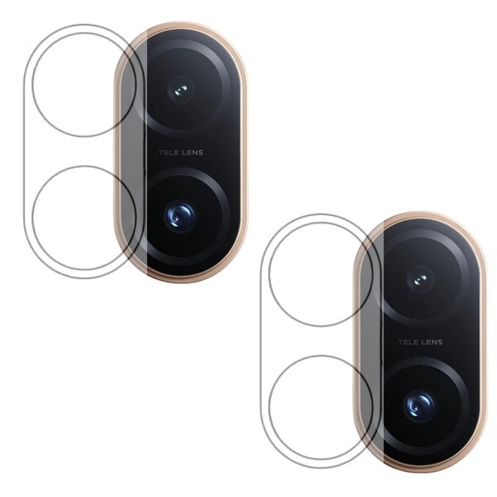 ISAAK Back Camera Lens Protector compatible for Vivo T4 Pro (Pack of 2)