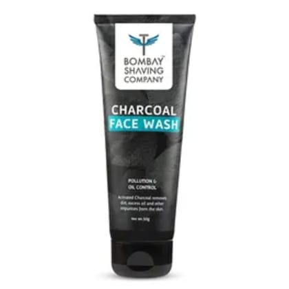 Bombay Shaving Company Charcoal Face Wash, Fights Pollution And Acne, Oil Control For Men & Women -50Gm Bombay Shaving Company Charcoal Face Wash, Fights Pollution And Acne, Oil Control For Men & Women -50Gm