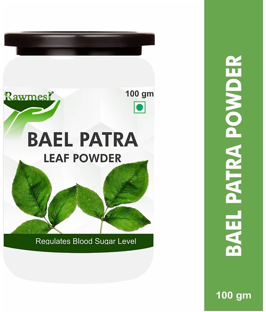 Rawmest Bael Patra Leaf For Respiratory Issues Powder 100 Gm Pack of 1