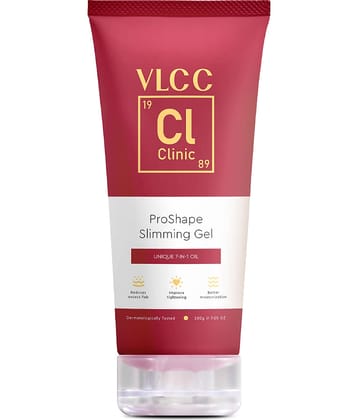 VLCC Clinic Proshape Slimming Gel - 200 g - Anti-Cellulite | Firms, Tightens And Smoothens Flabs