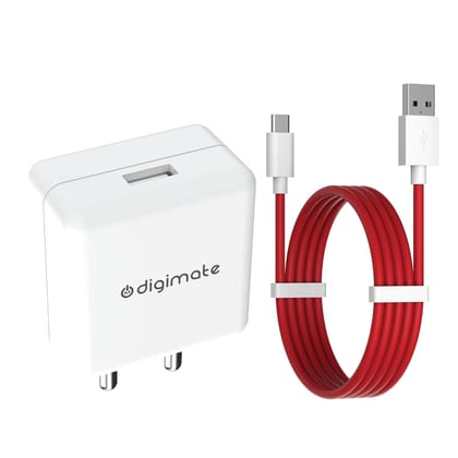 Digimate 65W Fast Charging Adaptor with USB to Type C Cable | Compatible with OnePlus, Samsung, Realme, Redmi, Nothing, |C Type Charger (DG-ADP-1005 )