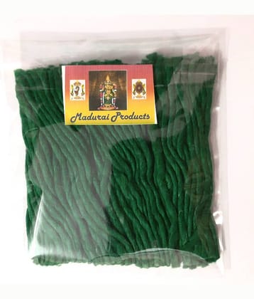 MADURAI PRODUCTS KUBERA COTTON GREEN WICKS Thiri Jyoti Bhatti 108 PIECES THIRI WICKS.LENGTH 9CM X HEIGHT 9CM X 5MM WIDTH - 108   PIECES