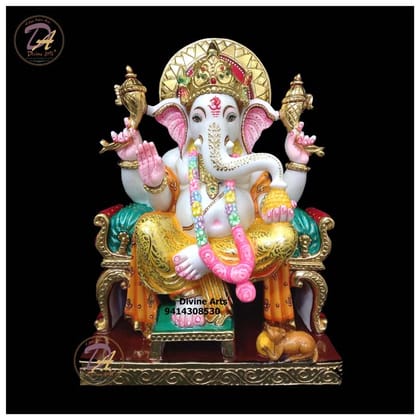 Marble Vinayaka Statue