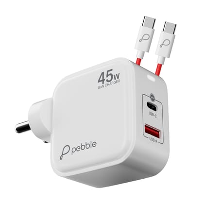 45W Gan Charger 45W Gan Charger - White 45W Gan Charger 45W Gan Charger - White
