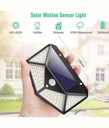 ZESTRUM 1W Solar Outdoor Wall Light ( Pack of 1 )