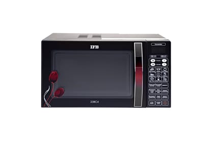 IFB 23 L Convection Microwave Oven (23BC4, Black+Floral Design) IFB 23 L Convection Microwave Oven (23BC4, Black+Floral Design) - Black / 23L